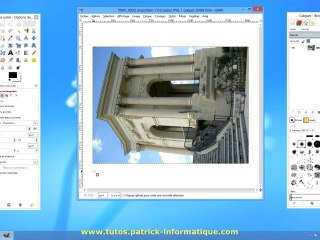 Extrait - Gimp 2 8 - Pivoter une image, Effet mirroir