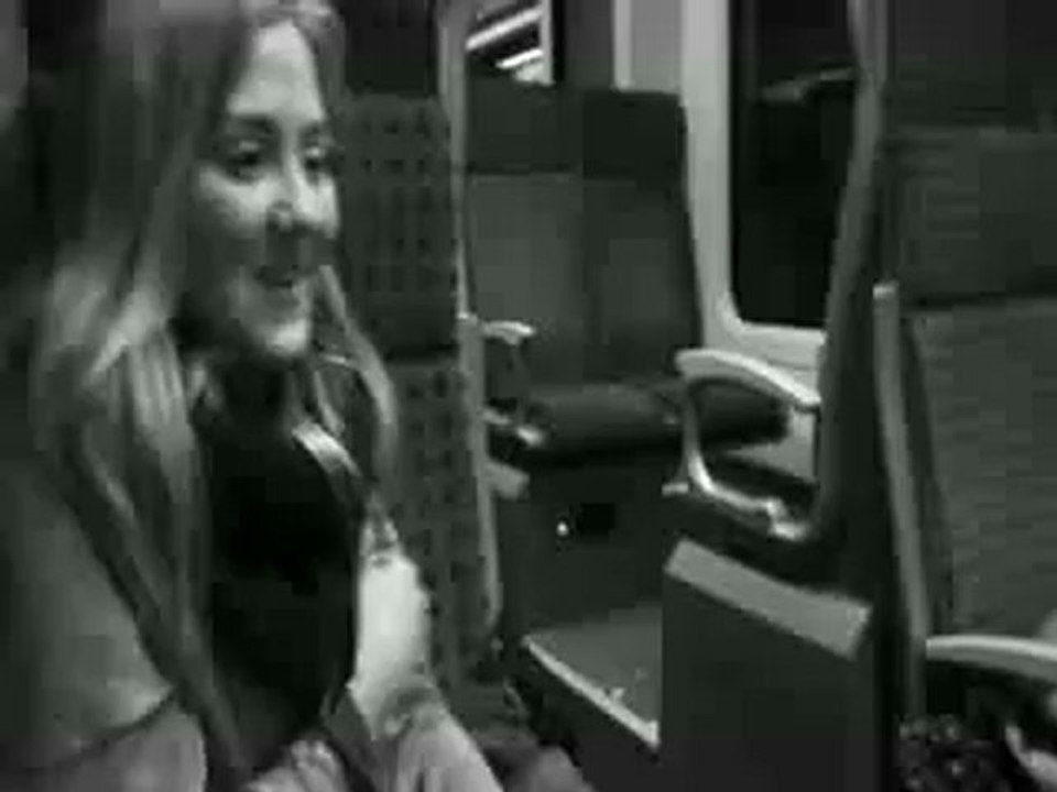 Ganz normale Zugfahrt mit Twitterern.