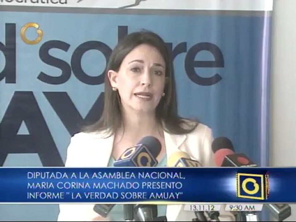 Machado sobre Amuay: Gobierno no ha dado conocer resultados de investigaciones ni ha indemnizado a víctimas