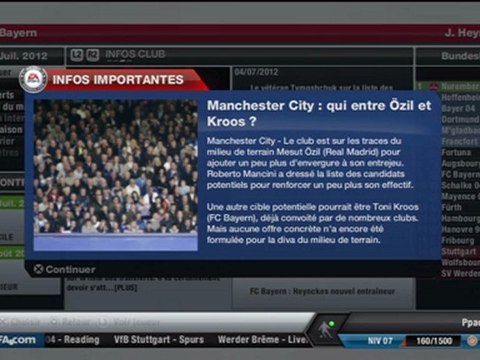 FIFA 13 - Mode carrière ( Bayern Munich ).