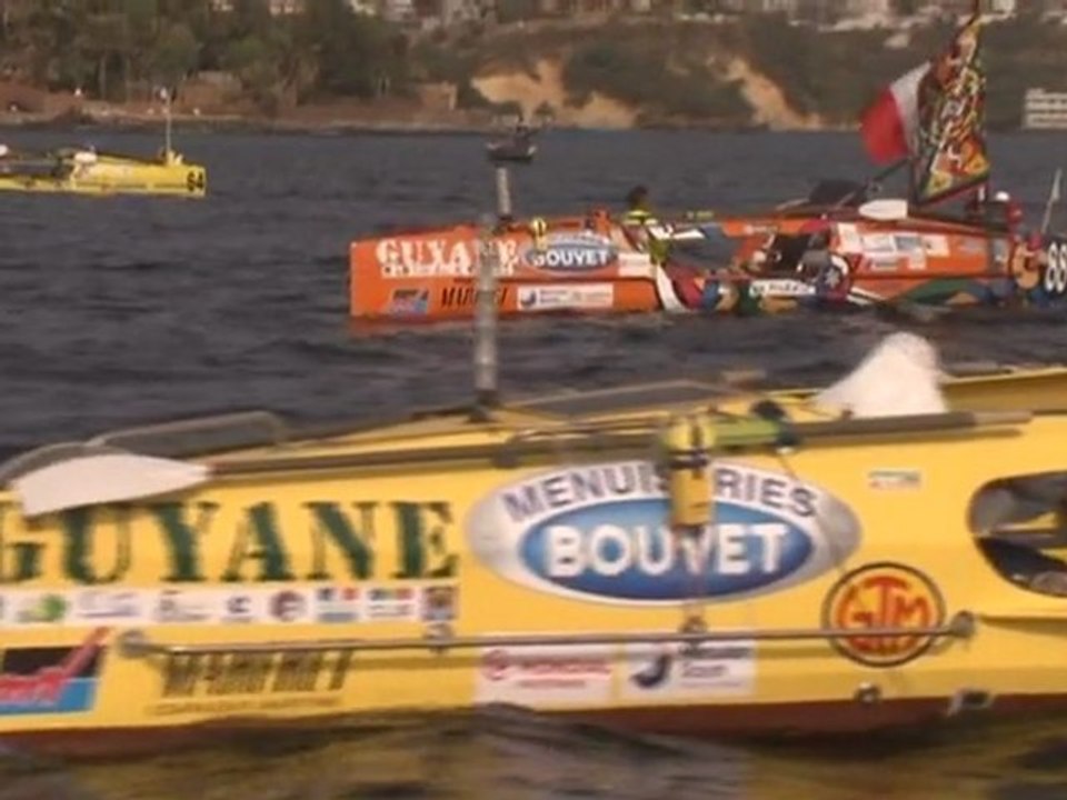 Résumé de la course Rames Guyane 2012