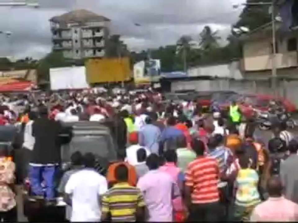Funerailles des victimes de la répression du régime Alpha Condé le 28 septembre 2012