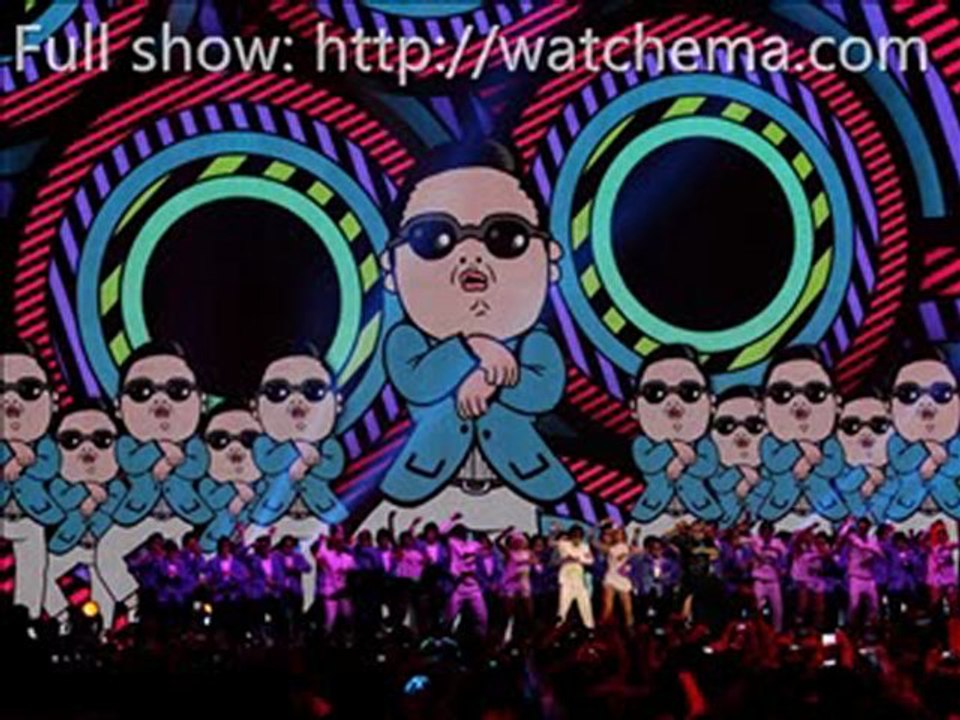Psy at 2012 EMA 2012 video
