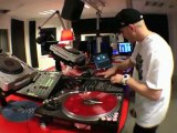 DJ Dysfunkshunal beatjuggling Mercy (Salva & RL Grime remix) at Chase studios (Oct 2012)