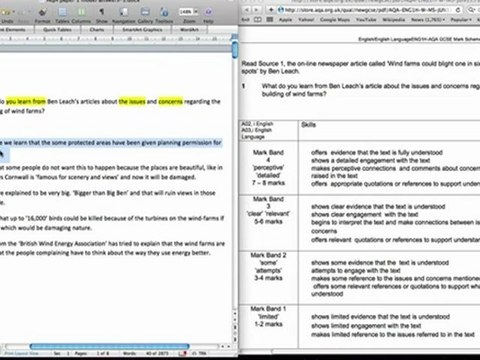 GCSE English Language: C/B Band Answer - Question 1 (AQA Exam Revision)