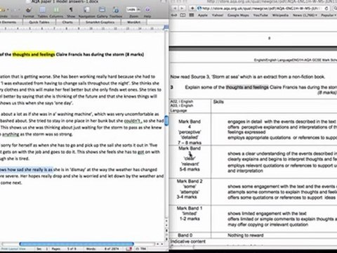 GCSE English Language: C/B Band Answer - Question 3 (AQA Exam Revision)