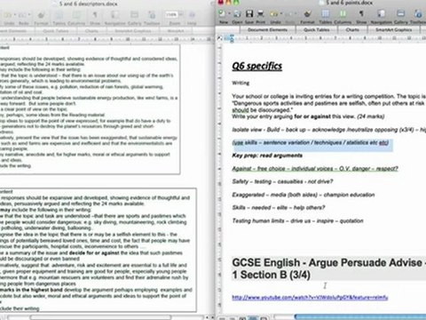 GCSE English Language: Writing to Argue & Persuade - AQA Question 6 (Essential Ideas)