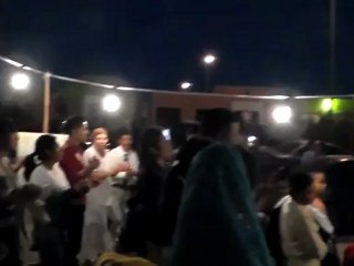 grupo redimidos de cristo cantando en la campaña