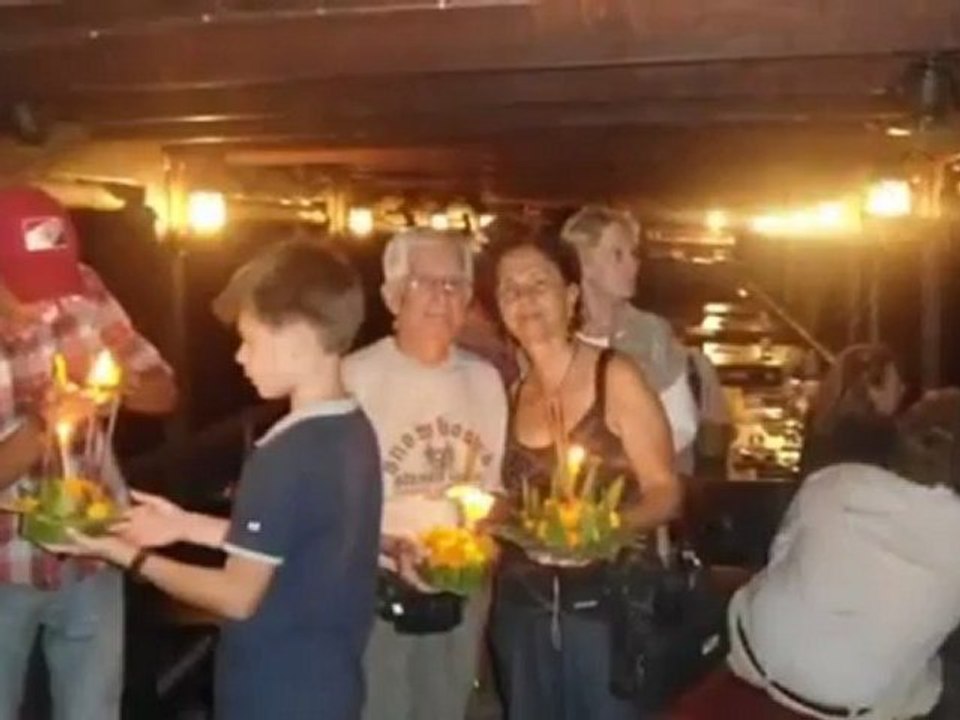 Loy Krathong Festival Celebration at Villa Maly and Nava Mekong