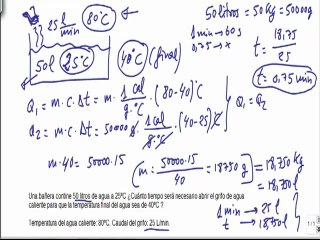 Primer principio de la termodinamica ejercicio 8 cantidad de calor