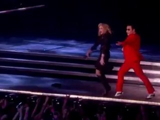 Madonna with Psy Music MDNA Tour in New York  13 November 2012