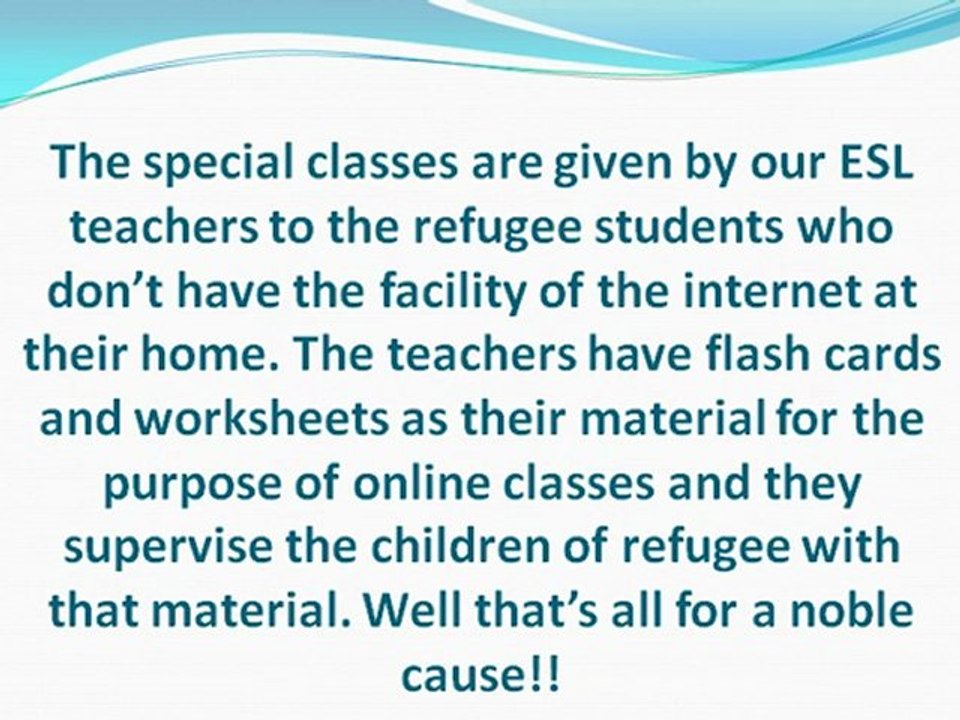 ESL Online Course making life convenient