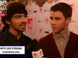 Jonas Brothers MTV Europe Music Awards 2012 interview