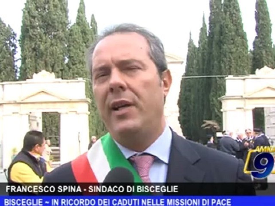 Bisceglie | In ricordo dei caduti nelle missioni di pace