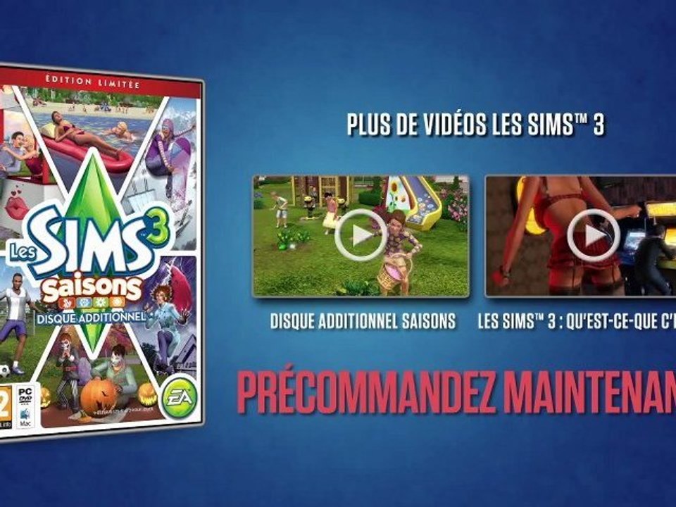 Les Sims 3 Saisons: Trailer de lancement