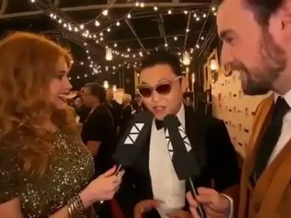 PSY _Gangnam Style_ on the red carpet MTV EMA 2012