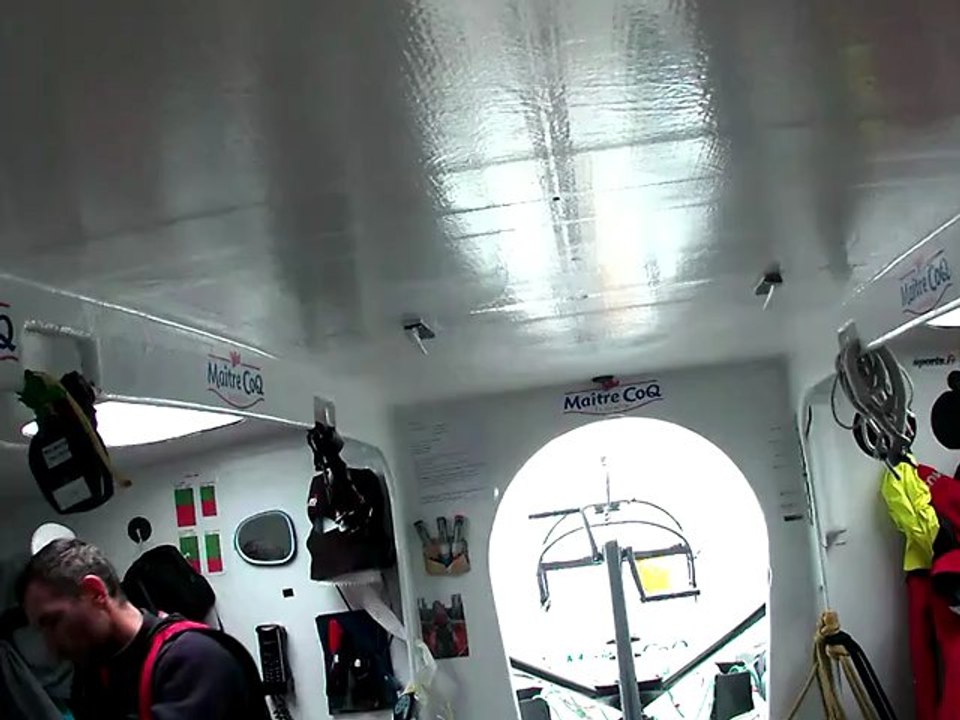 Jémérie Beyou et Maître Coq dans la houle