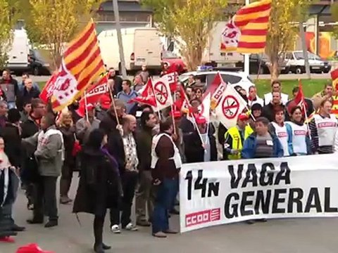 141112 Vaga general a Sant Andreu de la Barca pel matí