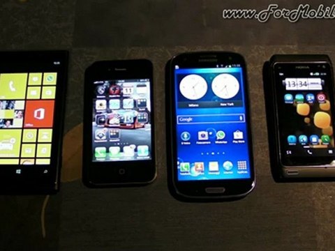 Lumia 920 VS iPhone VS Galaxy S3 VS N8 - Confronto sensibilità display