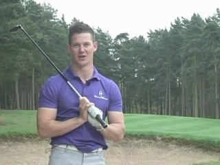 Bury left foot only fairway bunker tip