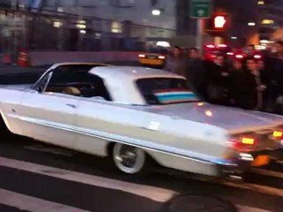 Bouncing car playing Dr. Dre in New York City