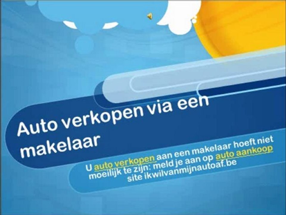 Een makelaar om je auto te verkopen