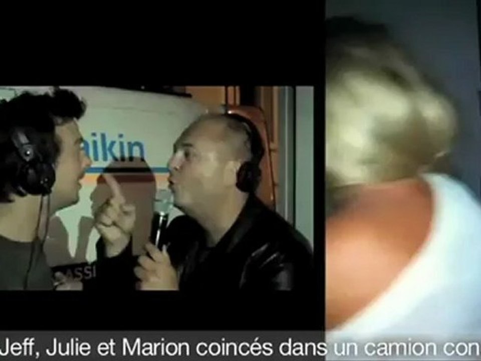 Jeff, Julie et Marion coincés dans un camion congelé - C'Cauet sur NRJ