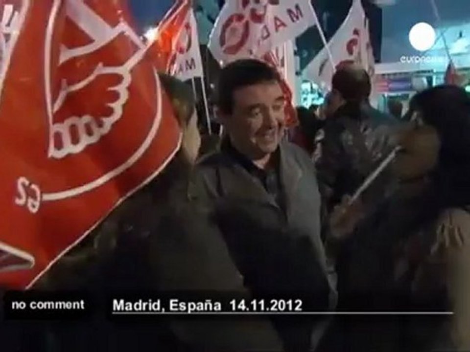 Europe's day of anti-austerity strikes... - no comment