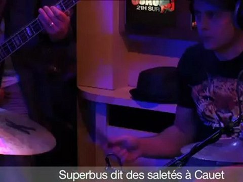 Superbus dit des saletés à Cauet - C'Cauet sur NRJ