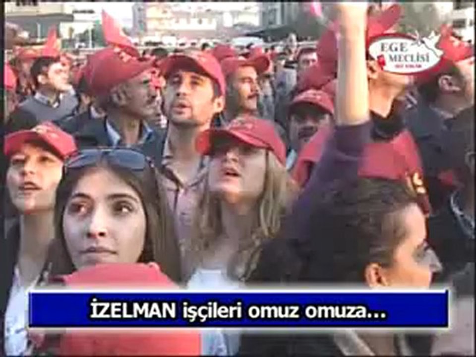 İZELMAN işçileri omuz omuza...