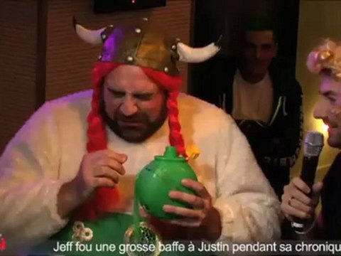 Jeff fout une grosse baffe à Justin pendant sa chronique - C'Cauet sur NRJ