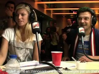 Jeff vomit en mangeant une omelette piégée par un chef étoilé - C'Cauet sur NRJ