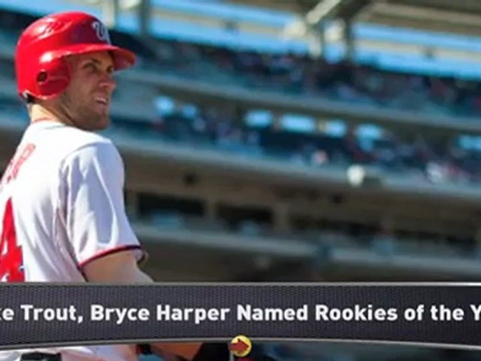 Bryce Harper, Mike Trout Top MLB Rookies