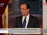 EVENEMENT,Conférence de presse de François Hollande