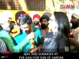 AJAY AND SONAKSHI AT  PVR JUHU FOR SON OF SARDAR