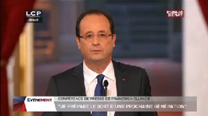 Évènements : Conférence de presse du Président Hollande