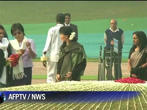 Myanmar's Aung San Suu Kyi on landmark India visit