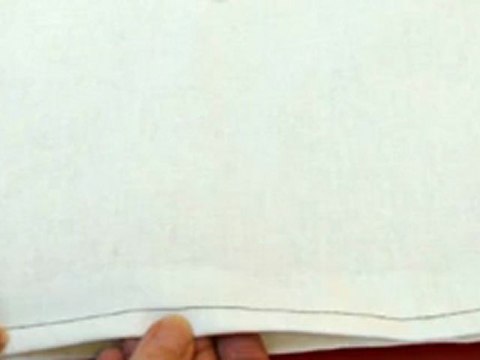 cours de couture - apprendre à coudre un faux ourlet - tuto de couture