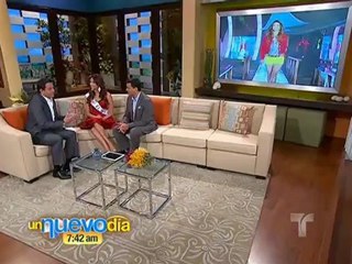 Ana Yancy Clavel Miss El Salvador 2012 en Un Nuevo Dia