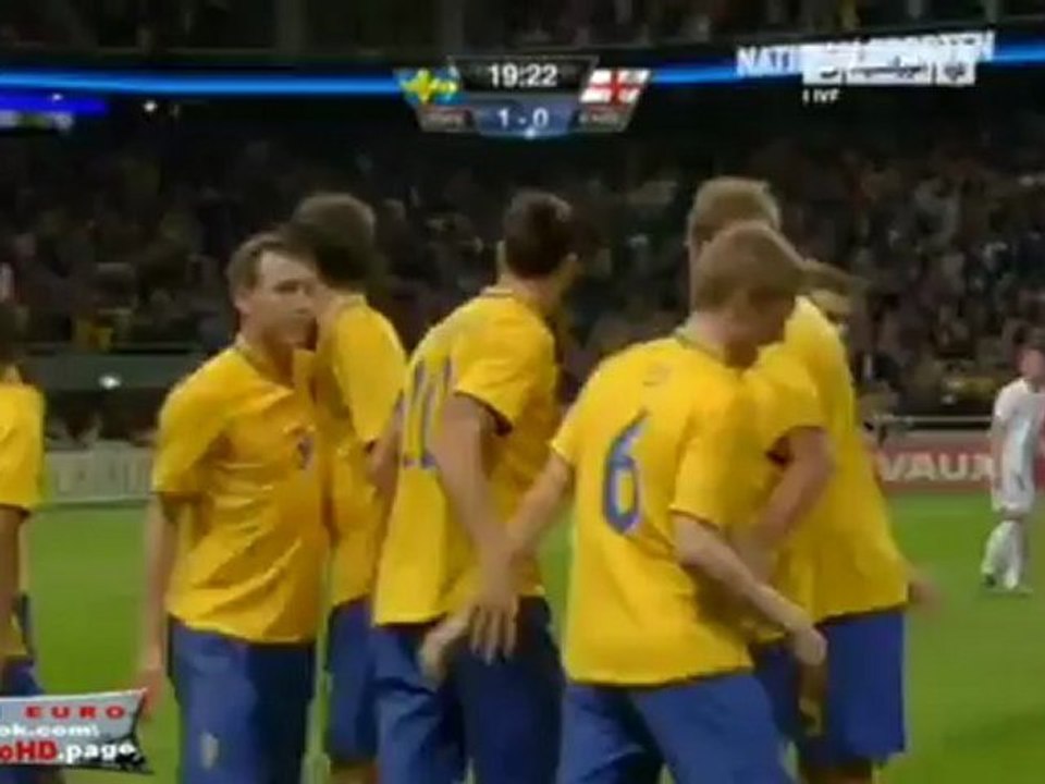 Sweden VS England (1-0) Ibrahimovic