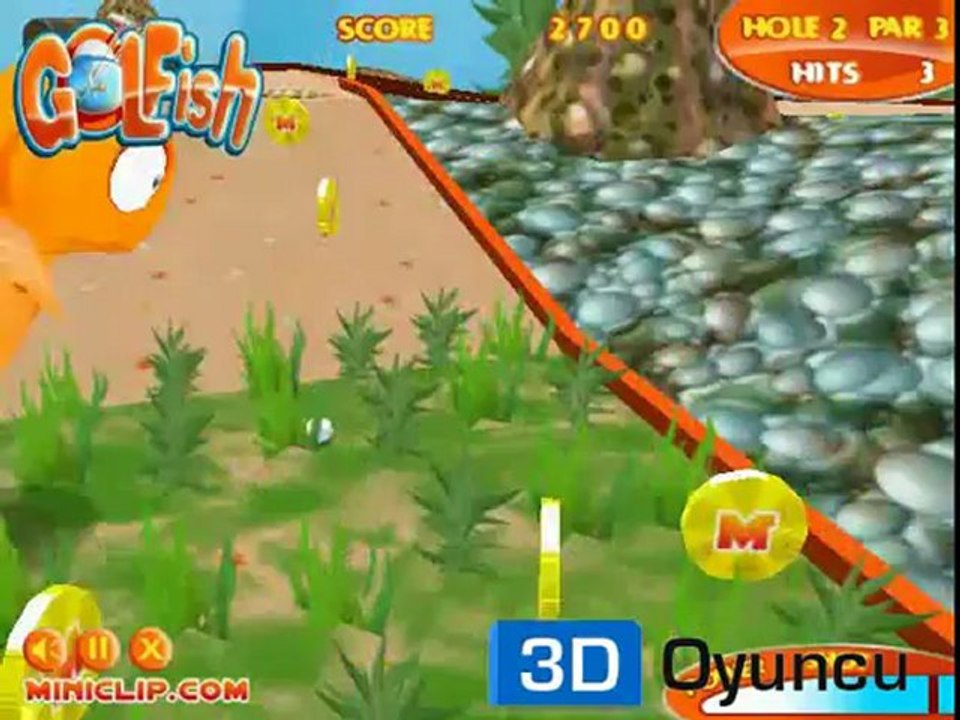 3D Golfçü Balık - 3D Oyunlar - 3D Oyuncu