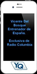 Vicente Del Bosque en exclusiva para Radio Columbia luego del encuentro ante Panamá