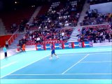 2ème set du simple Jo-Wilfried Tsonga contre Richard Gasquet