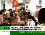 Kyrgyz opposition protests results of elections