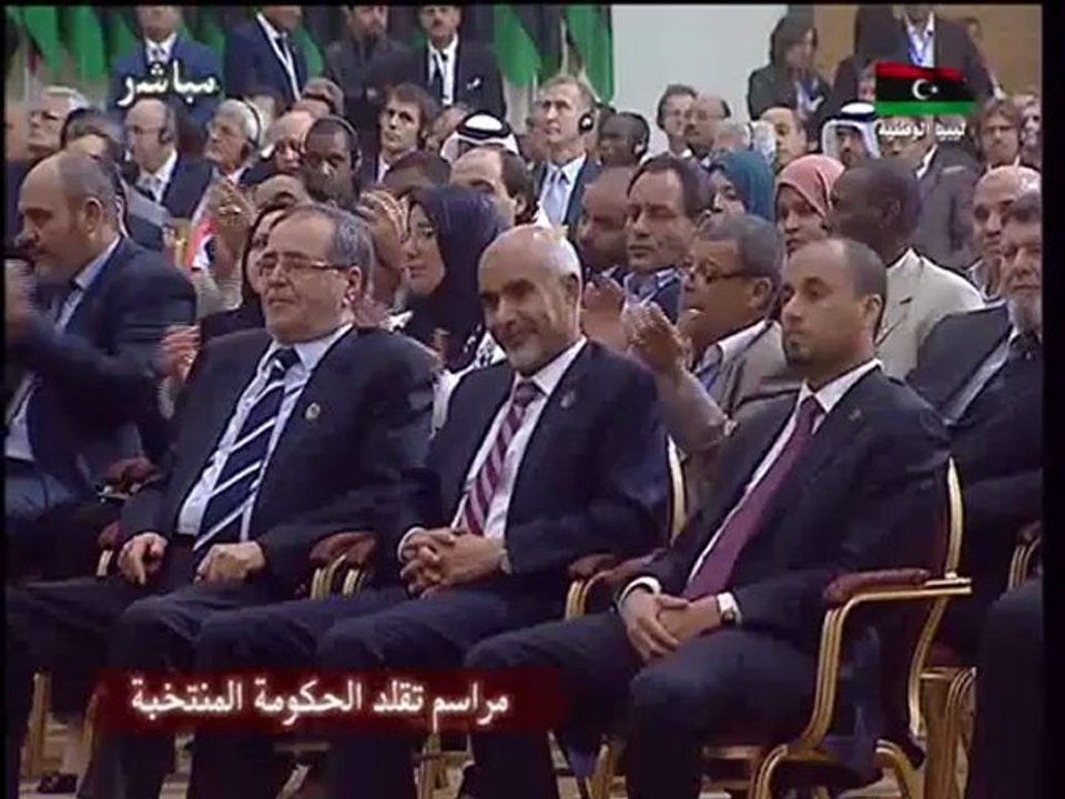 كلمة علي زيدان في حفل  ما يسمي تسلم الحكومة