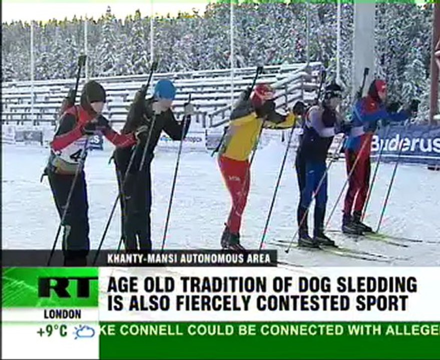 Dog sledding alive in Siberia