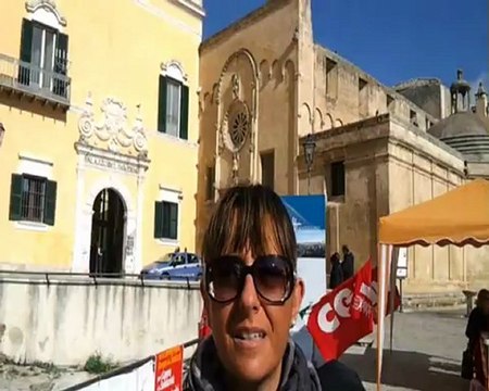 LO SCIOPERO DELLA CGIL MATERA 14-11-2012
