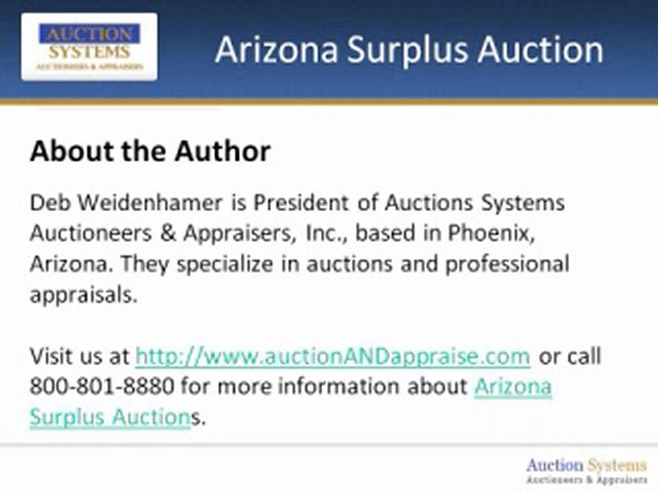 Arizona Surplus Auction: What Is It and How Can You Score?