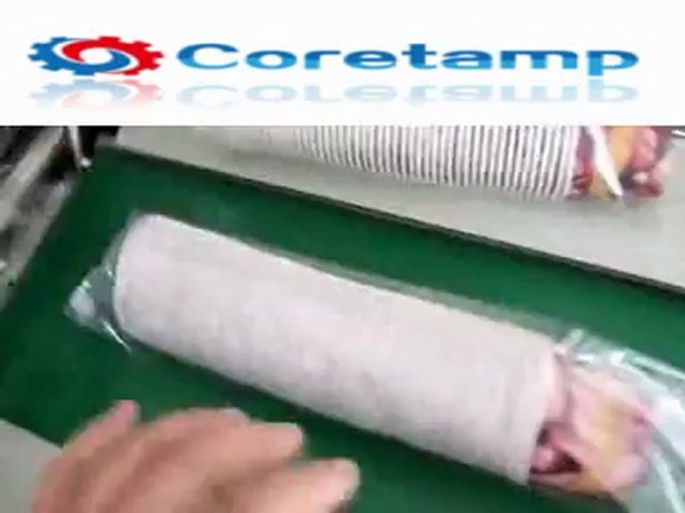 Plastic glasses packaging machine