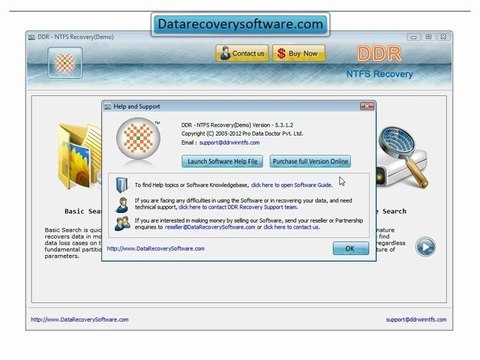 free ntfs partition data file files folder folders picture photos images videos recovery restore repair software tool